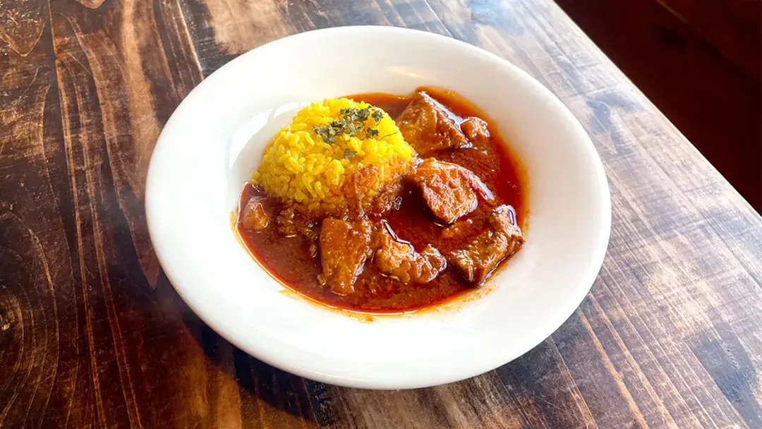 まるでタコス&とろけるカルニタスポークカレー