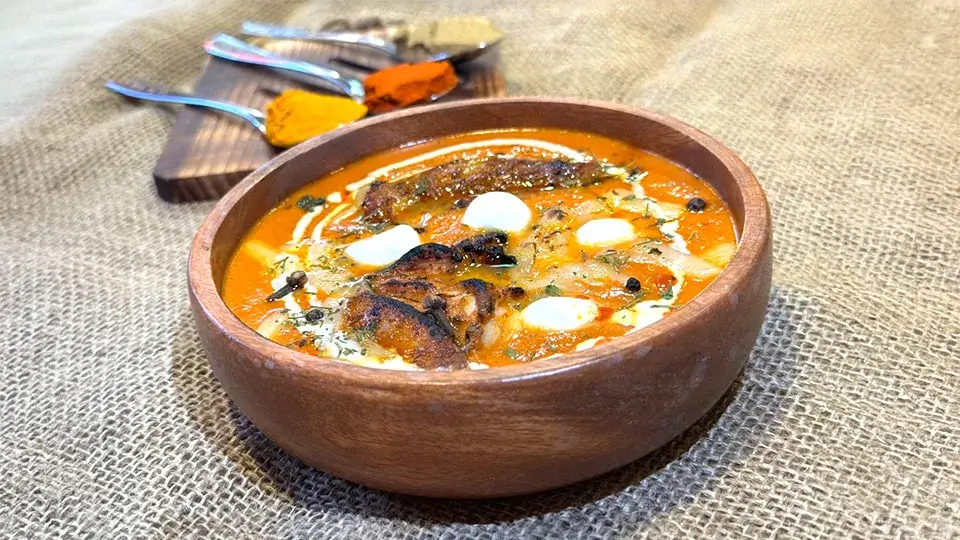 モッツァレラバターチキンカレー